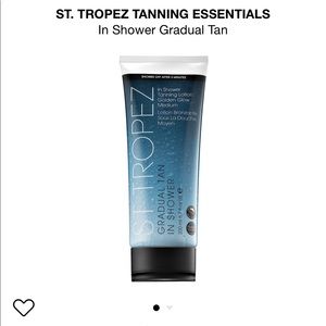 St. Tropez in shower gradual tanner